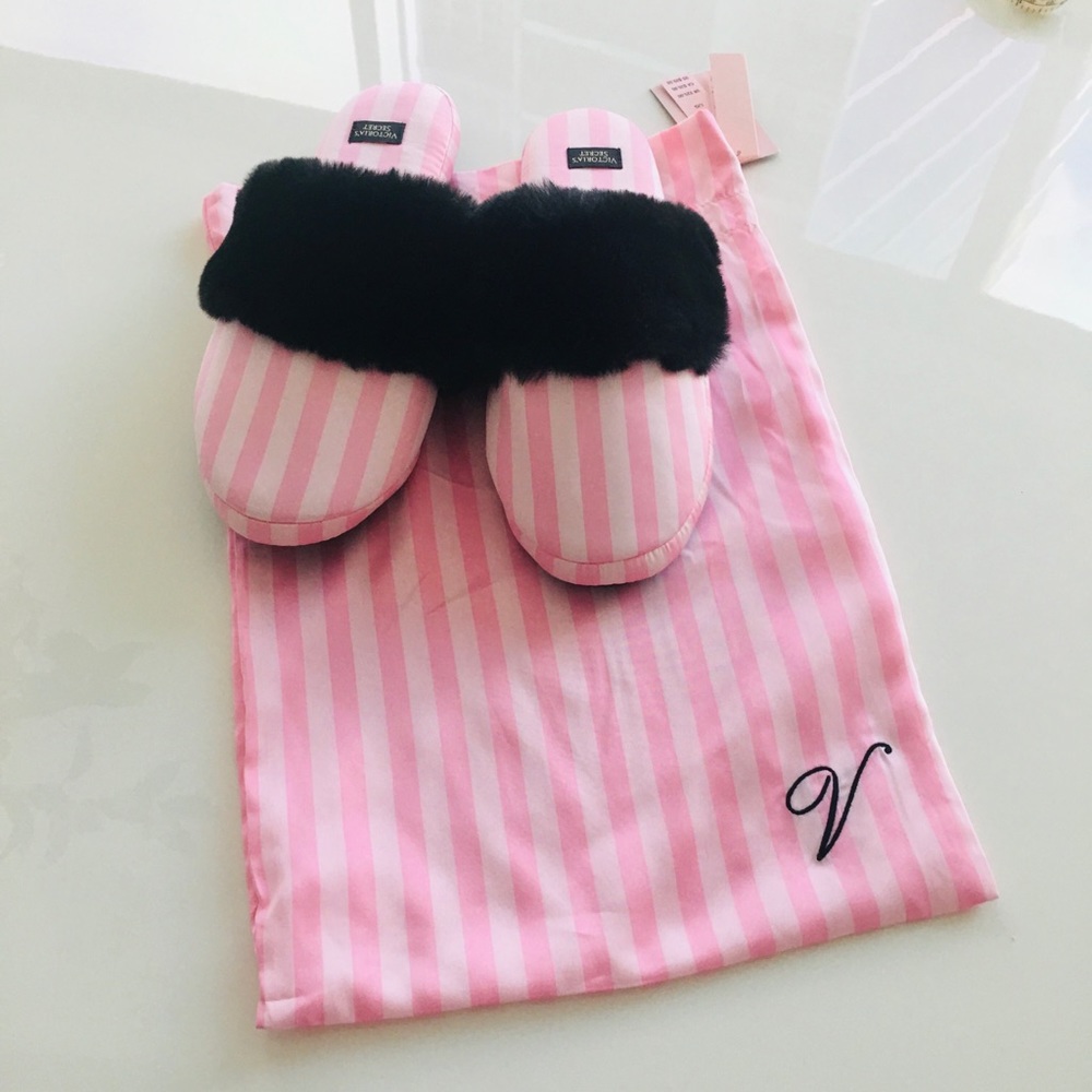 Victoria's Secret Bedroom Slippers House Shoes S - Picture 2 of 11